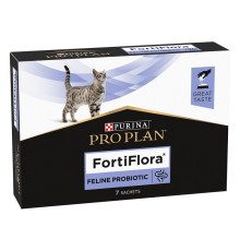 Порошок для котів і кошенят Пробіотик Proplan Fortiflora Cat для підтримки мікрофлори ШКТ 1 г №7 Purina Pro Plan