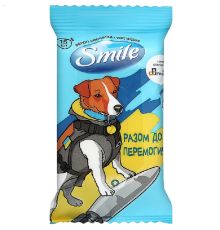 Серветки вологі Разом до Перемоги з Д-пантенолом 15 шт Smile