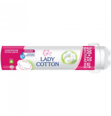 Диски ватні косметичні 100+20 шт Lady Cotton 