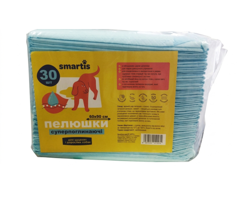 Пеленки для собак и щенков супервпитывающие 60x90 см 30 шт Magic Pet