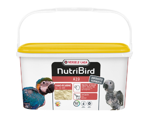 Корм для птенцов больших попугаев NutriBird A19 молоко 3 кг Versele-Laga