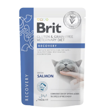 Вологий корм для кішок GF VD Рекавери пауч лосось 85 г Brit Premium