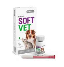 Фитокомплекс Provet SOFTVET антистресова дія та корекція поведінки для дорослих котів та собак 20 мл