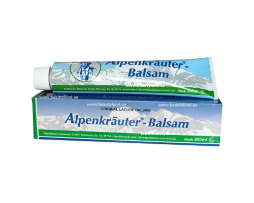 Бальзам Alpenkrauter Balsam антибактеріальний протизапальний та охолоджувальний 200 мл Original Lacure