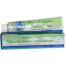 Бальзам Alpenkrauter FuBbalsamBalsam противарикозний з екстрактом листя винограду та кінського каштана 200 мл Original Lacure