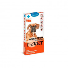 МЕГА Стоп ProVet капли для собак10-20 кг 4 шт в упаковке Природа