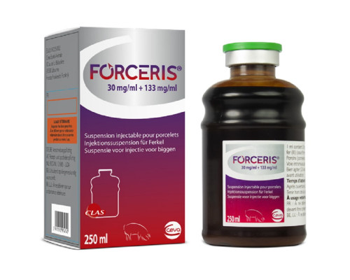 Форцерис Forceris суспензия для инъекций поросятам 250 мл CEVA