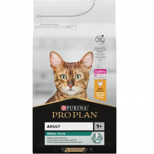 Сухой корм для котов Adult 1+ Renal Plus с курицей и рисом 1 кг ВЕСОВОЙ Purina Pro Plan