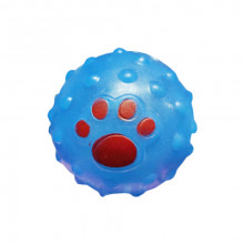 Іграшка для собак мяч вініл з лапкою 8 см FOX FS-0034