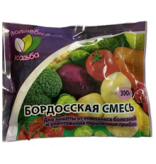 Фунгіцид Бордоська суміш для профілактики хвороб рослин 300 г Чарівна садиба