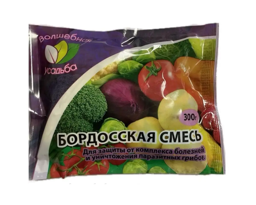 Фунгицид Бордосская смесь для профилактики болезней растений 300 г Волшебная усадьба