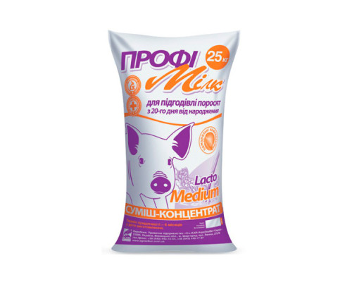 ПрофиМилк ЛактоМедиум для поросят от 20 до 60 дней 25 кг O.L.KAR