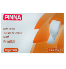 Пластир рулонний PinnaRoll на тканинній основі 2,5 х 500 см Стенекс 