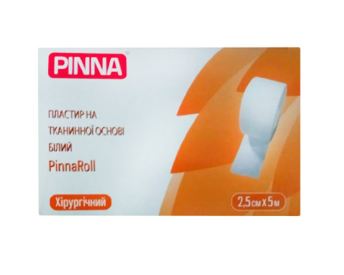 Пластырь рулонный PinnaRoll на тканевой основе 2,5 х 500 см Стенекс