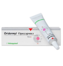 Мазь Орідерміл для вух собак і котів 10 г Vetoquinol