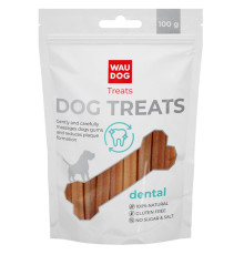 Ласощі для собак Waudog Treats Стоматологічна паличка зі смаком тріски 100 г Collar