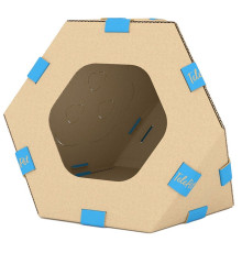 Будиночок модульний для котів TelePet 440*440*370 мм картон Collar