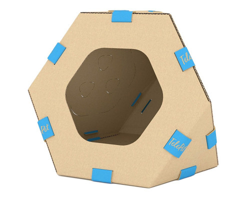 Будиночок модульний для котів TelePet 440*440*370 мм картон Collar