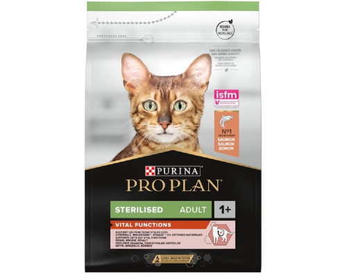 Сухий корм для стерилізованих котів Sterilised Adult Vital Functions з лососем 400 г Purina