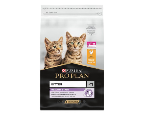 Сухой корм для котят Kitten Healthy Start с курицей 1,5 кг Purina