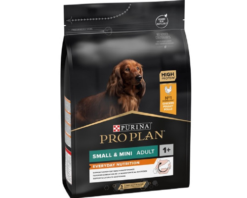 Сухой корм для собак малых и миниатюрных пород Small and Mini Adult Everyday Nutrion Chicken с курицей 700 г Purina Pro Plan