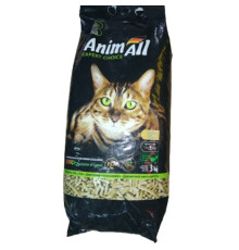 Наповнювач для котячого туалету деревний гранульований 3 кг AnimAll