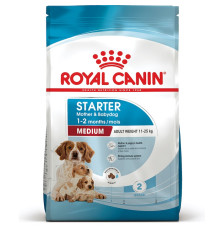 Сухий корм для вагітних собак і цуценят середніх порід Medium Starter Mother and Babydog з птахом 1 кг Royal Canin