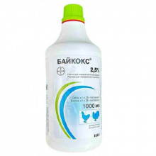 Байкокс 2,5% кокцидиостатик для птиц 1 л Еlanco/Bayer