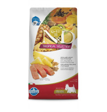 Сухий корм для собак N&D TROPICAL SELECTION SALMON ADULT MINI з лососем і тропічними фруктами 1,5 кг Farmina