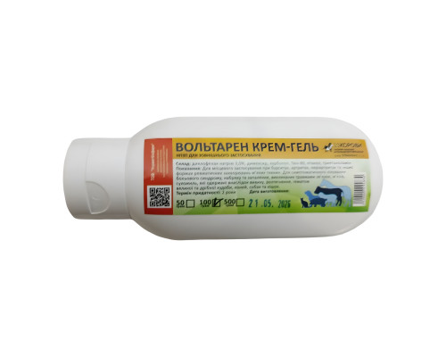 Вольтарен крем-гель (для тварин) флакон - туба, 100г 