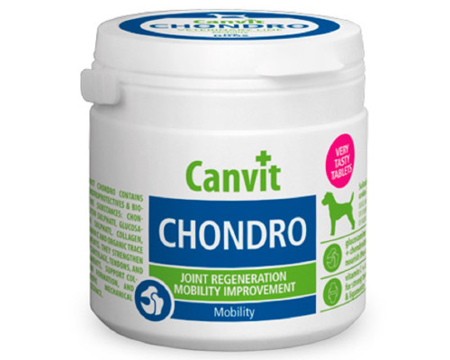 Таблетки для собак Canvit Chondro витаминный комплекс для поддержки опорно-двигательного аппарата 100 г Canvit