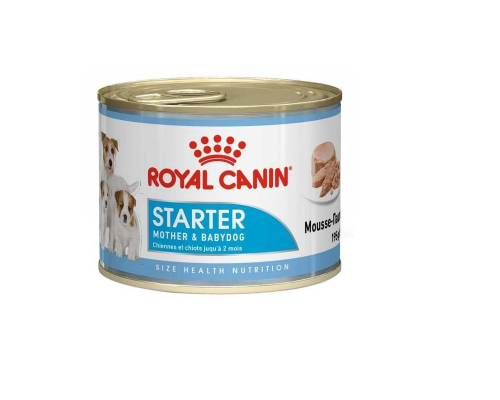 Корм для щенков и беременных собак Starter Mousse нежный мусс 195 г Royal Canin