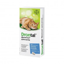 Дронтал №8 таблетки антигельминтные для кошек Bayer