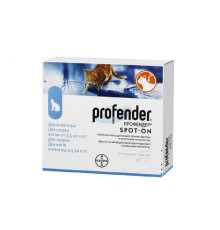 Profender краплі для котів  від 2,5 до 5 кг №2 Bayer