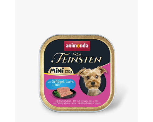 Корм для собак мини Vom Feinsten Adult  Mini   с птицей и лососем 150 г Animonda