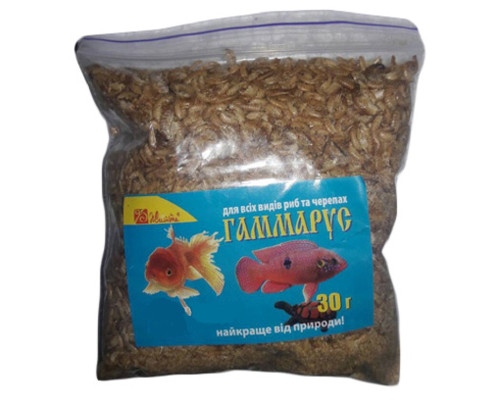 Корм для риб Гаммарус 30 г Природа