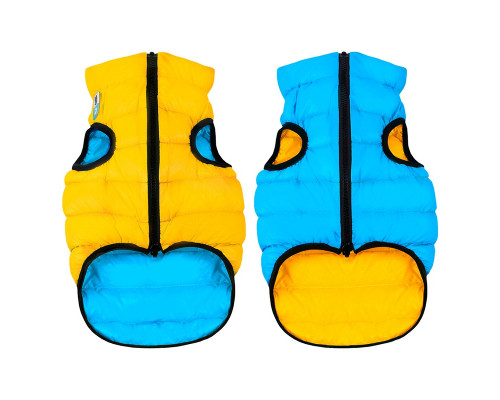 Куртка для собак AiryVest Colors of freedom двухсторонняя желто-голубая XS 30 В 43-45 см С 30-33 см Collar