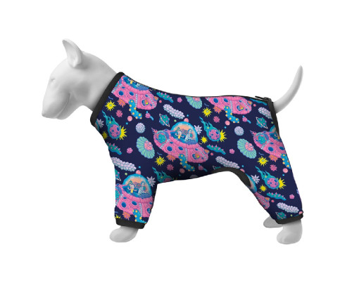 Ветровка для собак WauDog Clothes Рик и Морти 1 М 35 В 59-62 см С 37-40 см  Collar