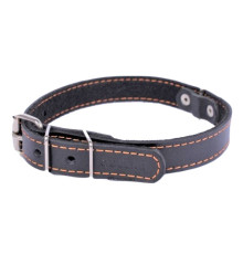 Нашийник Collar одинарний з синтепоном ширина 20 мм довжина 32-40 см чорний 0137 1