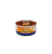 Влажный корм для котов Фармина Farmia N&D Grain Free PUMPKIN VENISON ADULT с тыквой,  олениною 70 г