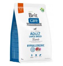 Сухий корм для собак від 25 кг Dog Hypoallergenic Adult Large Breed з ягнятком 3 кг Brit Care
