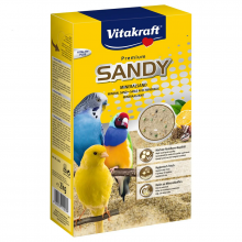 Наполнитель для птиц Sandy с минералами Минеральный впитывающий 2 кг Vitakraft