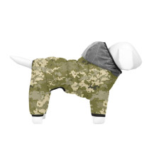 Комбінезон для собак WauDog Clothes Мілітарі S 30 В 57-59 см С 40-43 см Collar