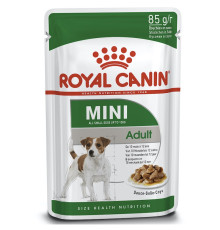 Корм для собак дрібних порід Mini Adult шматочки в соусі 85 г Royal Canin