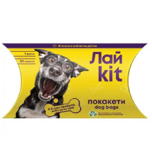 Пакеты по уходу за животными в картонном боксе ЛайKit 1*20 шт, желтый