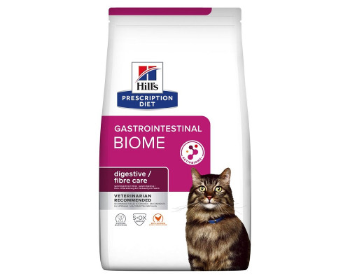 Сухой корм для котов PD Feline Gastrointestinal Biome с курицей при заболеваниях желудочно-кишечного тракта 1,5 кг Hill's