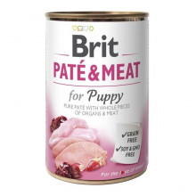 ¶Корм для собак Brit Paté and Meat Dog паштет з куркою та індичкою 400 г