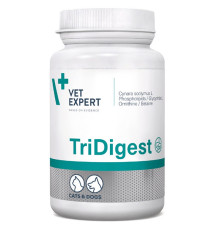 Таблетки для собак і котів TriDigest для підтримки здоров'я травлення №40 VetExpert