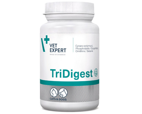 Таблетки для собак и котов TriDigest для поддержания здоровья пищеварения №40 VetExpert