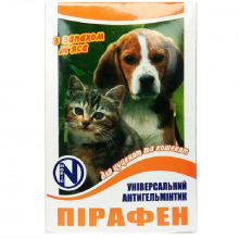 Таблетки для щенков и котят Пирафен антигельментик широкого спектра действия №1 Норис